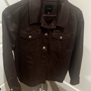 Joe's Jeans Dark Brown Jean Jacket